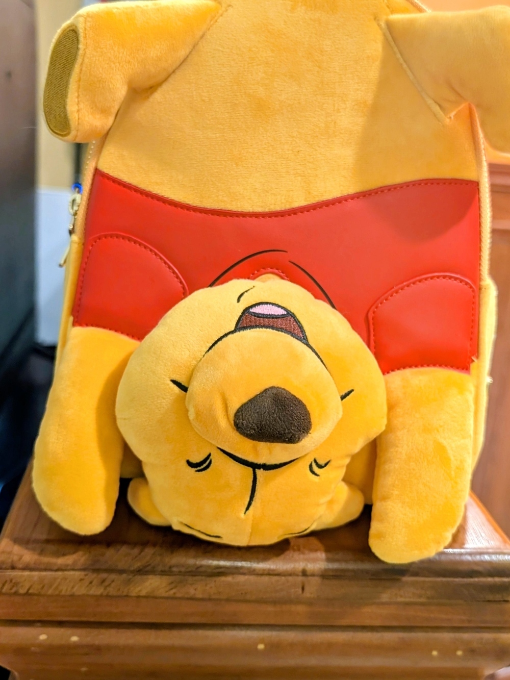 Disney Plush Yellow Winnie The Pooh Loungefly Backpack